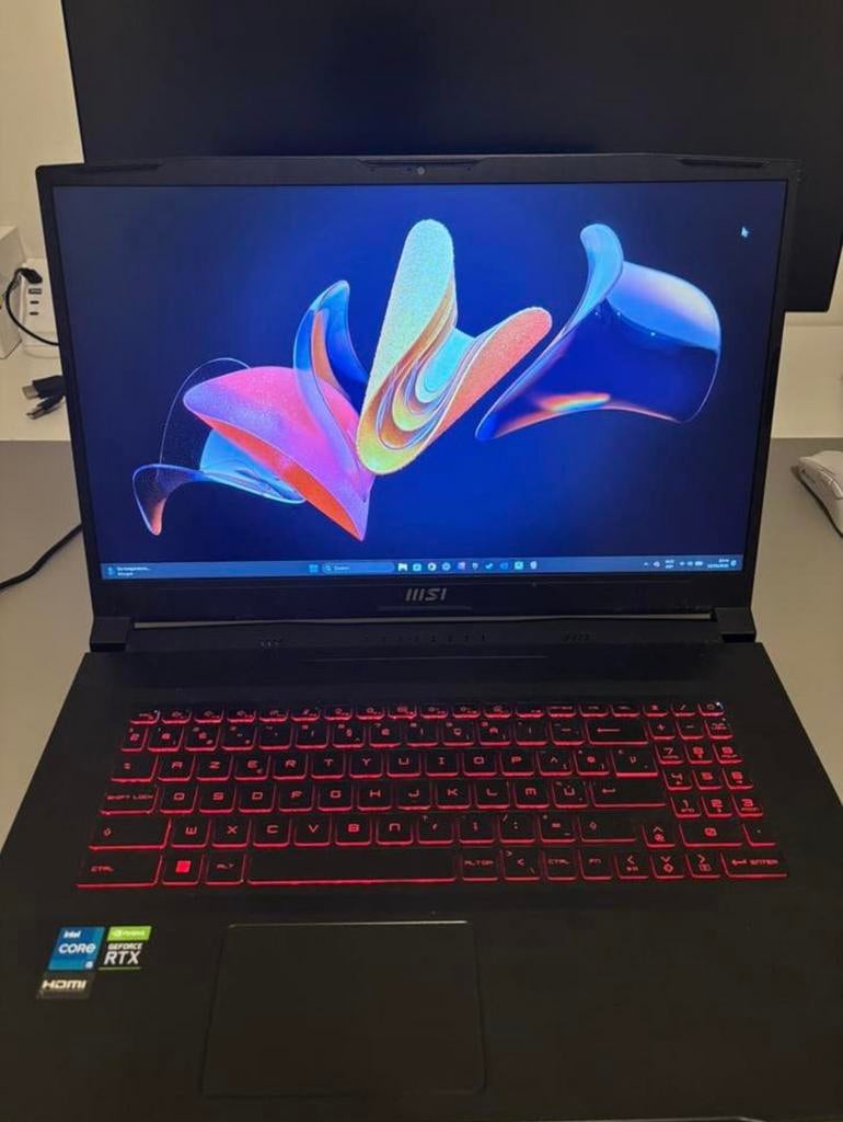 MSI gaming laptops, Computers en Software, Windows Laptops, Zo goed als nieuw, 17 inch of meer, SSD, 16 GB, Azerty, Met videokaart