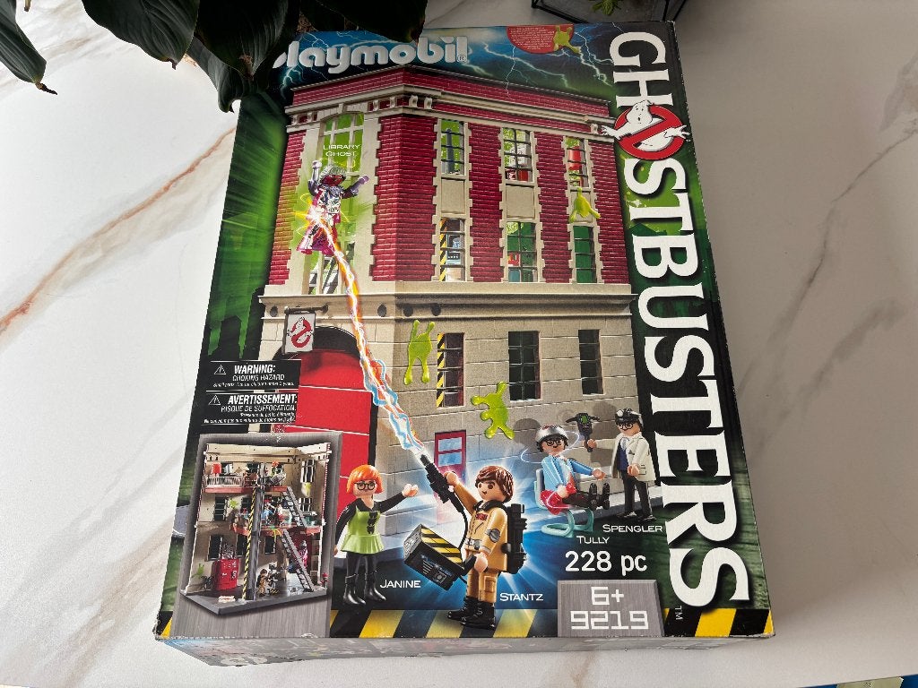 Playmobil 9219 Quartier général des Ghostbusters, Enfants & Bébés, Bâtiment, Autres séries, Comme neuf, Kit complet