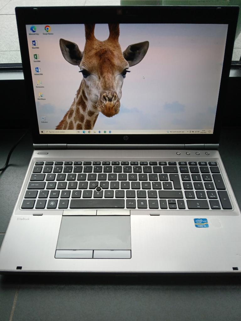 HP EliteBook 8560P, 2 tot 3 Ghz, 15 inch, 8 GB, Zo goed als nieuw