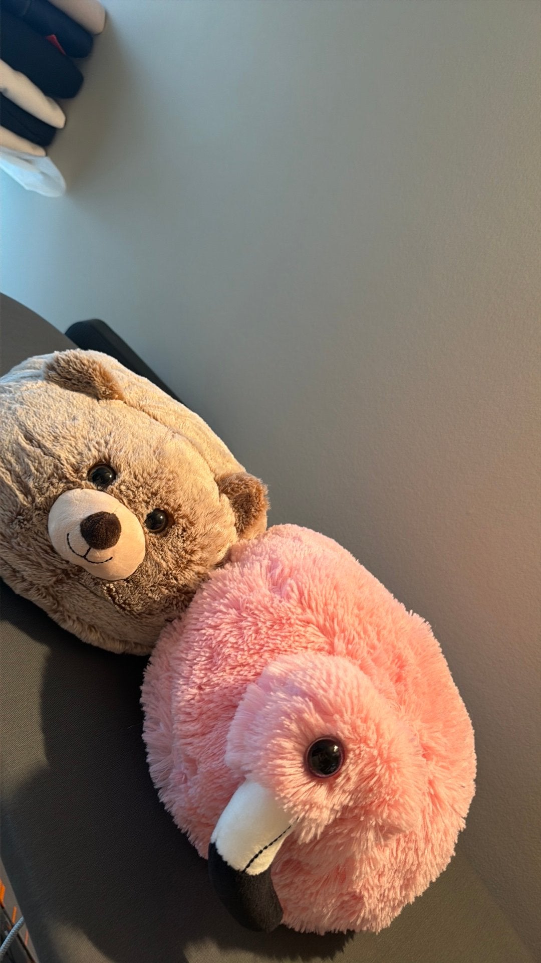 Knuffelkussens (beer & flamingo), Kinderen en Baby's, Ophalen, Roze, Beer
