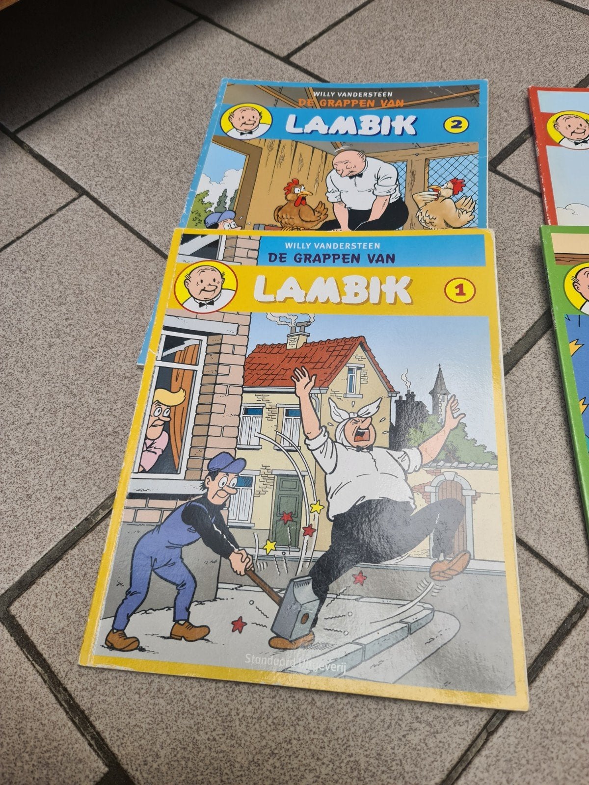 De grappen van lambik, Boeken, Ophalen