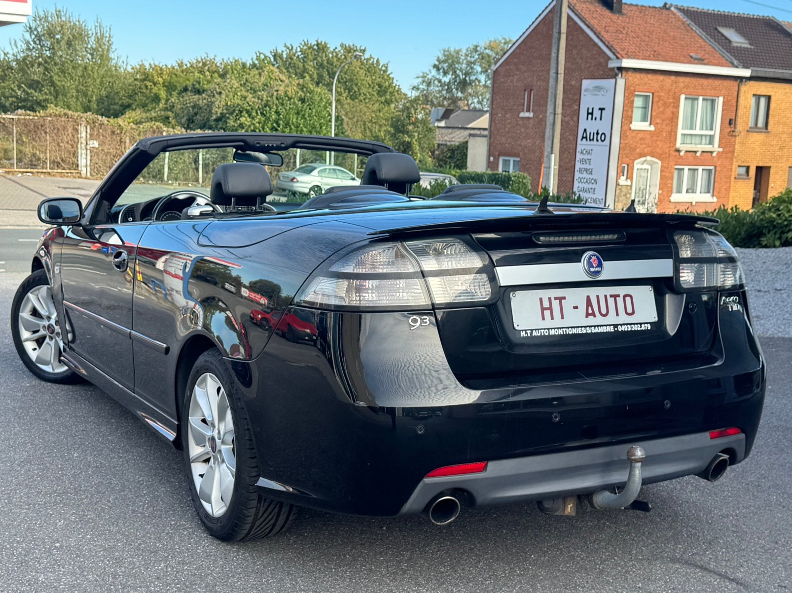 Saab 9-3 Cabriolet 1.9 TTiD Aero xenon, Autos, Cuir, Achat, Entreprise, Cabriolet