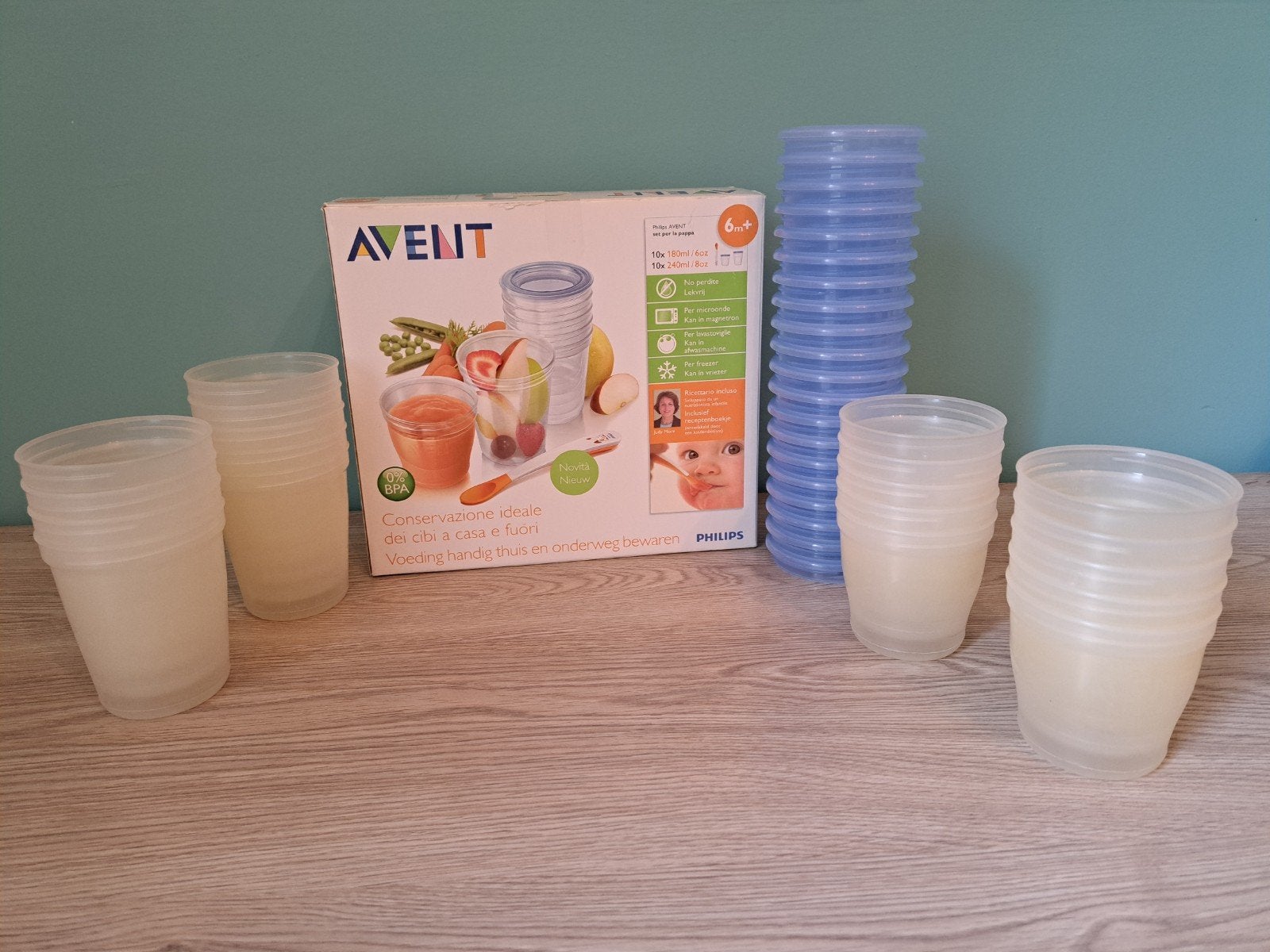 Avent bewaarbekerset, Ophalen