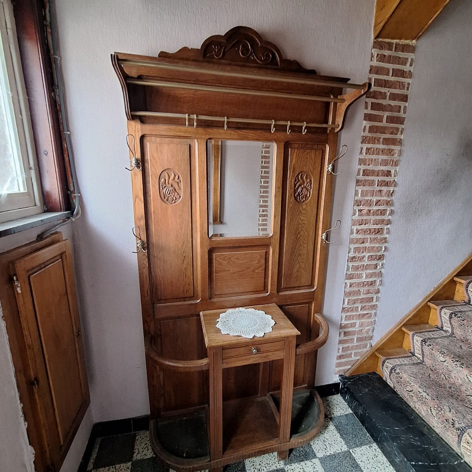 Dressoir met kapstok, Antiek en Kunst, Antiek | Meubels | Kasten, Ophalen