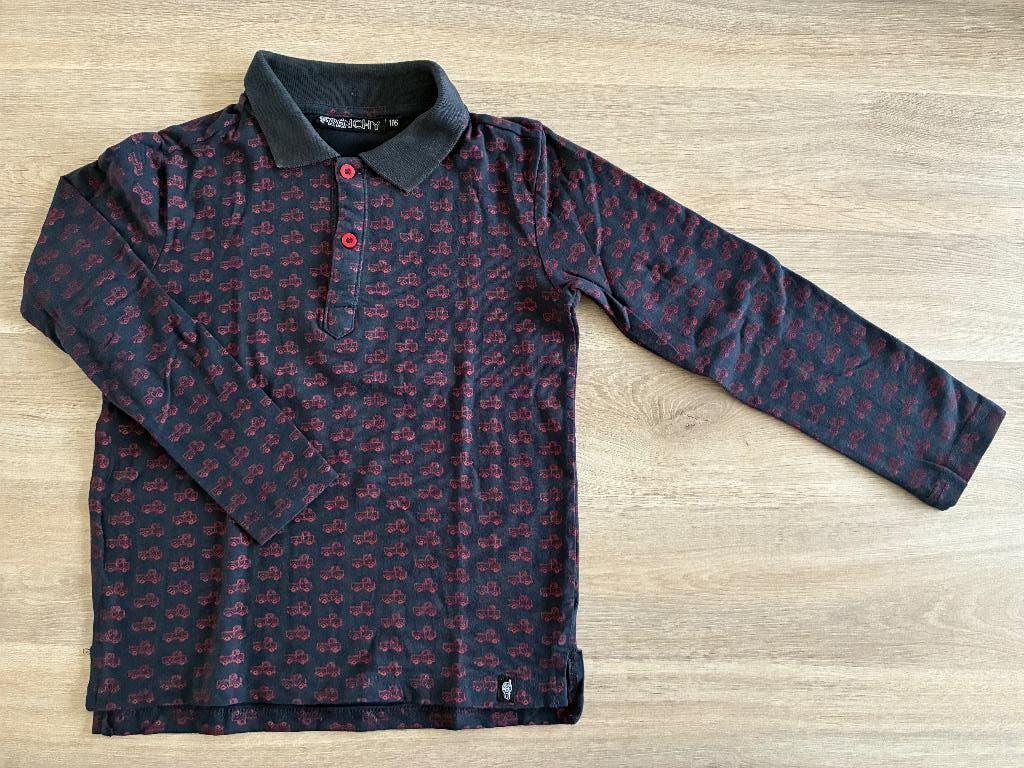 Frenchy hemdje met patroon (maat 116), Kinderen en Baby's, Kinderkleding | Maat 116, Ophalen, Gebruikt, Frenchy, Overhemd of Blouse