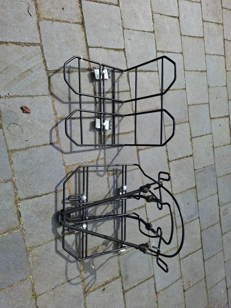 Achterfietsenrek boekentas zwart, Fietsen en Brommers, Ophalen