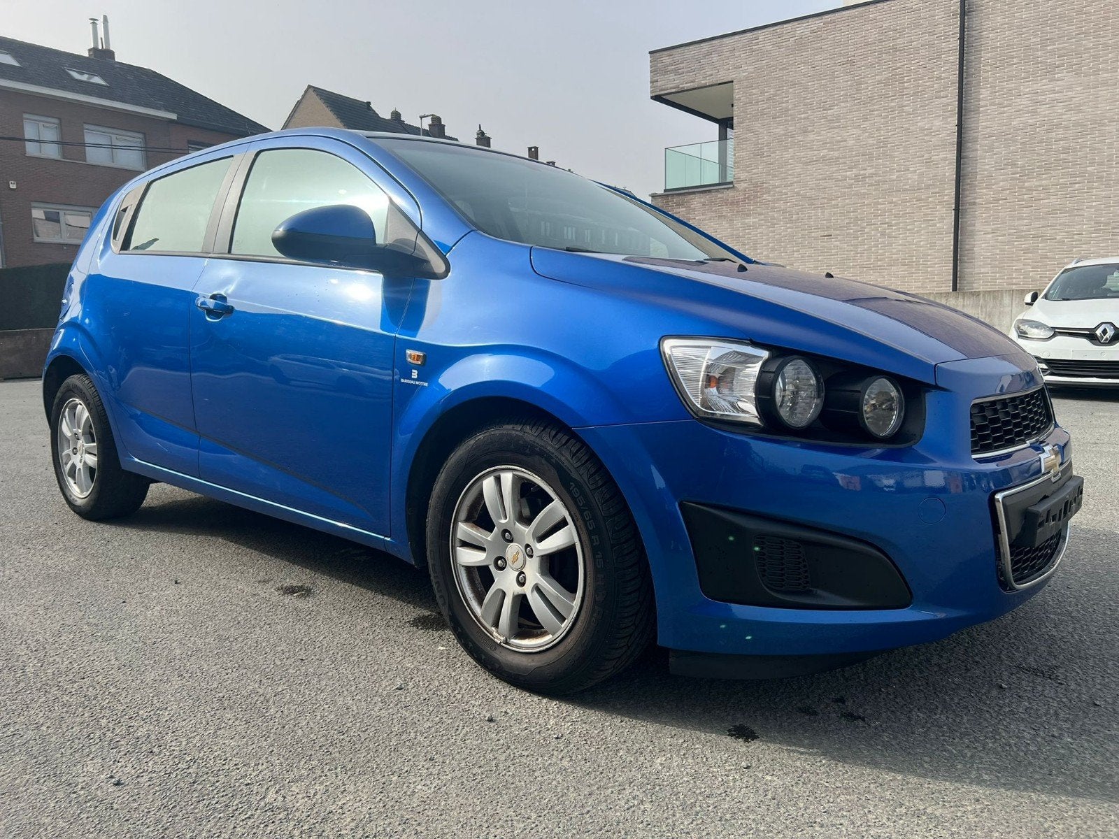 Chevrolet Aveo 1.4i, Auto's, Euro 5, Stof, 4 cilinders, Blauw