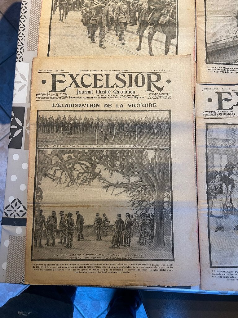Journaux de guerre 14.18 datée, Collections, Enlèvement ou Envoi, Autres, Livre ou Revue
