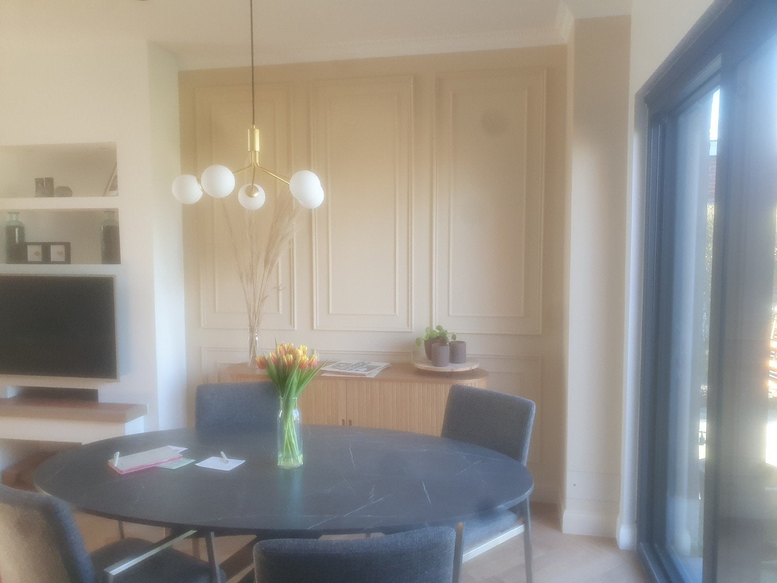 Ovale tafel te koop, Huis en Inrichting, Tafels | Eettafels, Ophalen