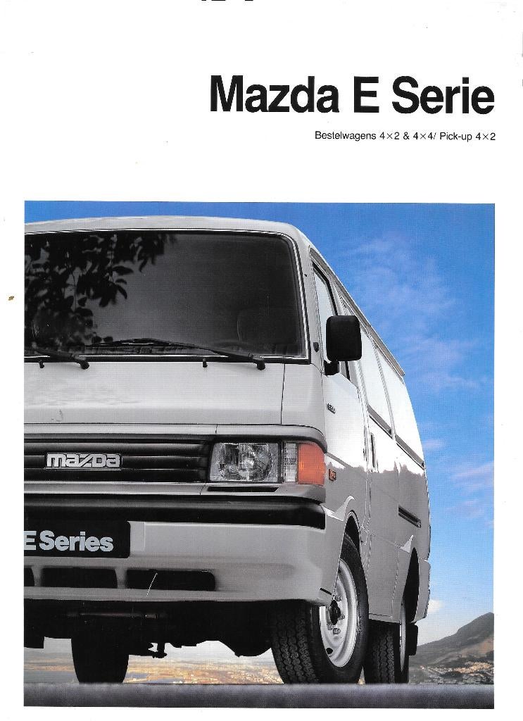 MAZDA E-SERIE  1988, Livres, Autos | Brochures & Magazines, Enlèvement ou Envoi, Comme neuf, Mazda