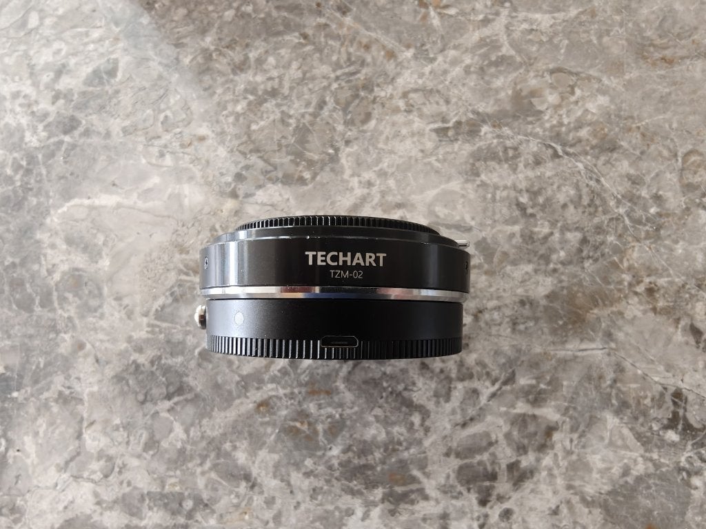 Adaptateur AF Techart TZM-02 Leica M vers Nikon Z, Monture Nikon Z, Enlèvement ou Envoi, Autofocus, Autres marques