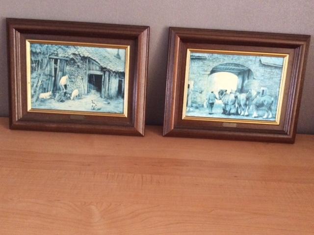 Te koop 2 schilderijen ( reproductie ), Antiek en Kunst, Ophalen of Verzenden