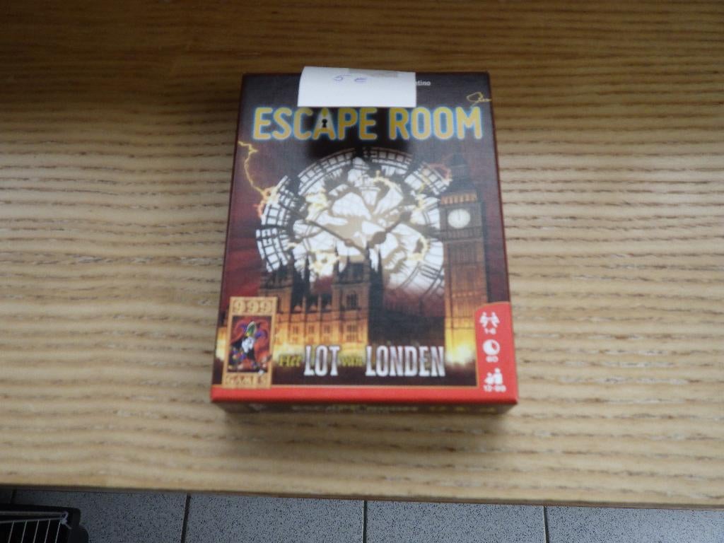 Escaperoom spel Het Lot van Londen, Hobby en Vrije tijd, Ophalen, Zo goed als nieuw, 999 Games