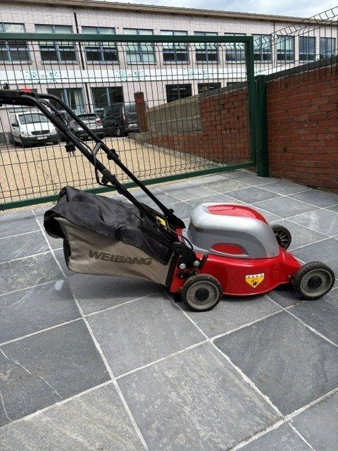 GRASMACHINE, Tuin en Terras, Grasmaaiers, Zo goed als nieuw, Elektrische grasmaaier, 40 t/m 49 cm, Elektrische starter, Opvangzak