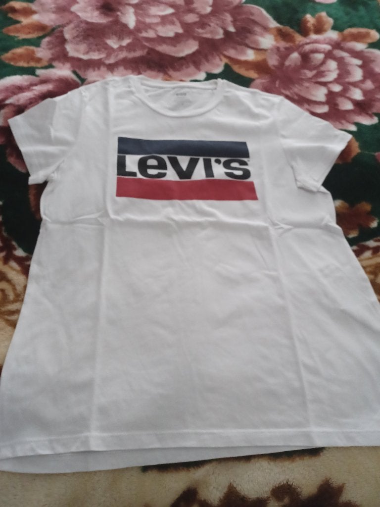 T-shirt levi´s maat medium, Kleding | Dames, T-shirts, Wit, Korte mouw, Gedragen, Levis