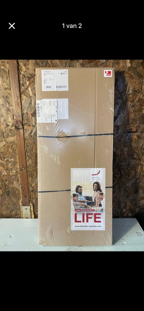 Radiator Zehnder Forma Spa (H116xL49xD6), Doe-het-zelf en Bouw, Ophalen, Nieuw