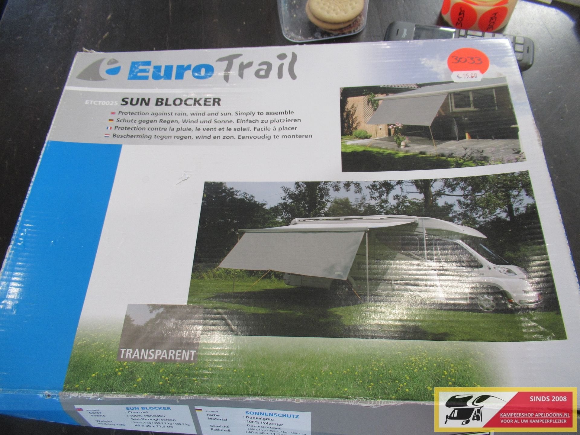 Eurotrail bescherming tegen regen, wind en zon nr. 3033, Neuf, -, -, -