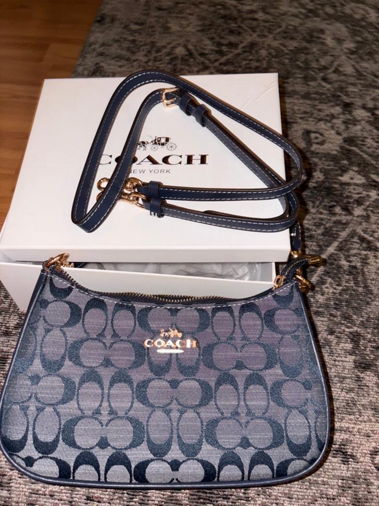 Coach New york tas, Ophalen of Verzenden, Nieuw, Blauw, Schoudertasje