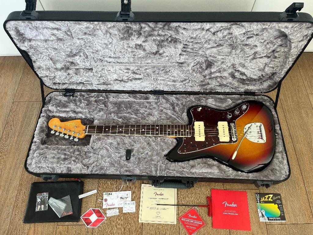 Fender Jazzmaster American Ultra Sunburst, Muziek en Instrumenten, Snaarinstrumenten | Gitaren | Elektrisch, Zo goed als nieuw