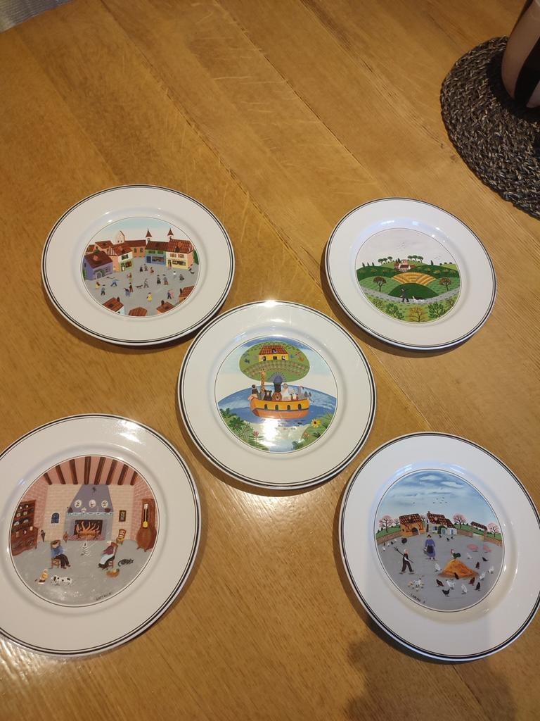Assiette à dessert Villeroy et boch, Enlèvement