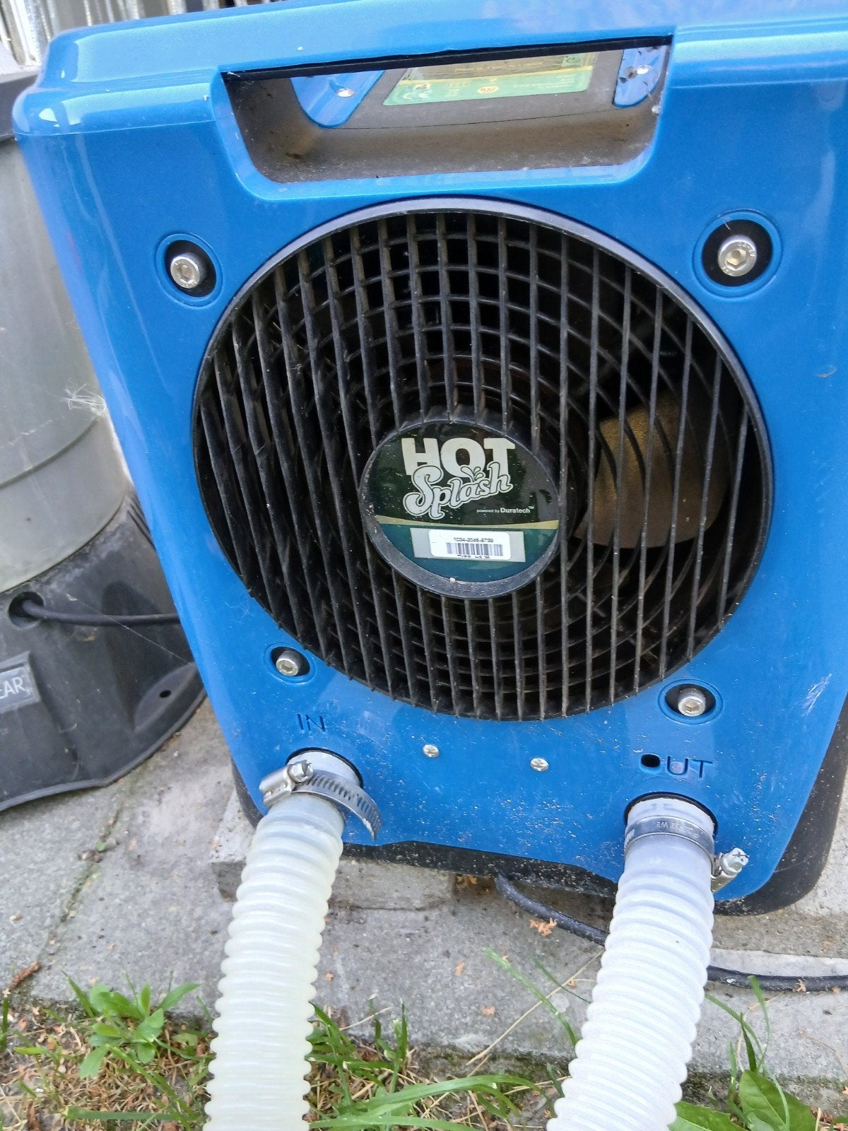 hot splash  warmtepomp, Tuin en Terras, Ophalen, Zo goed als nieuw, Verwarming