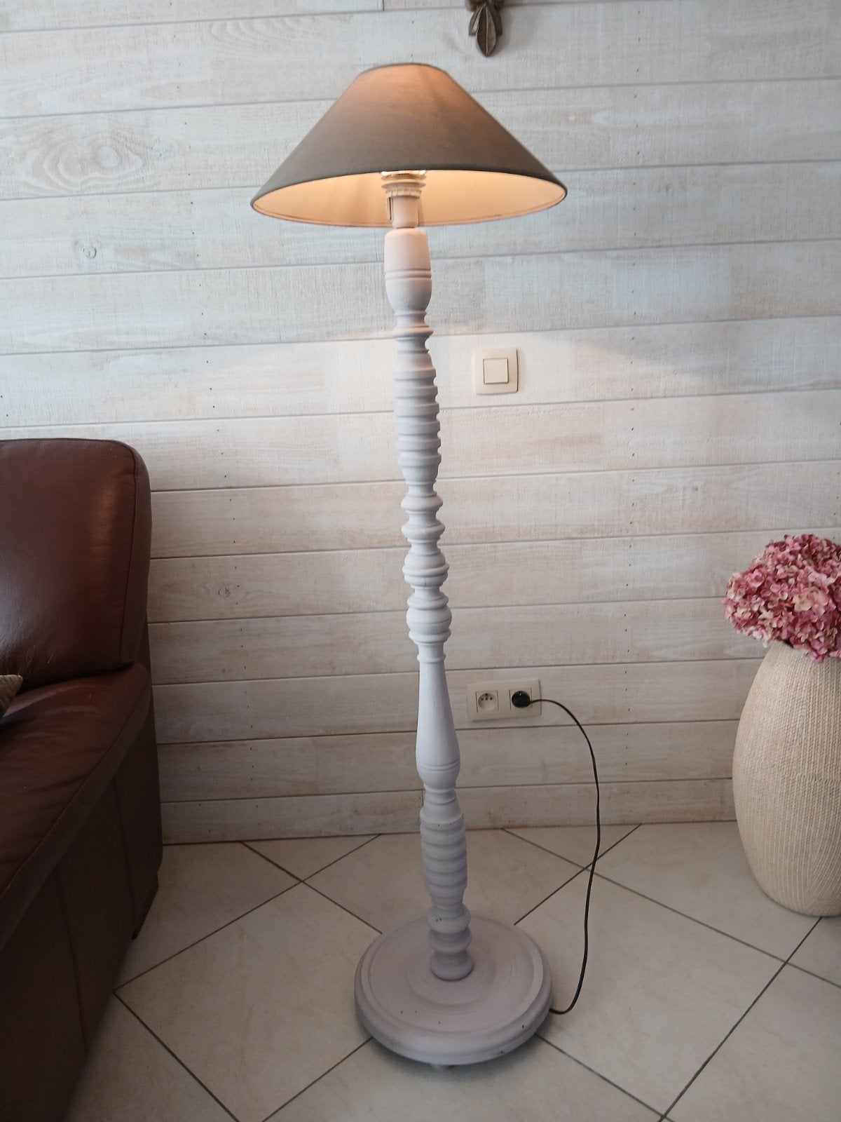 lampadaire sur pied, Maison & Meubles, Enlèvement, Bois