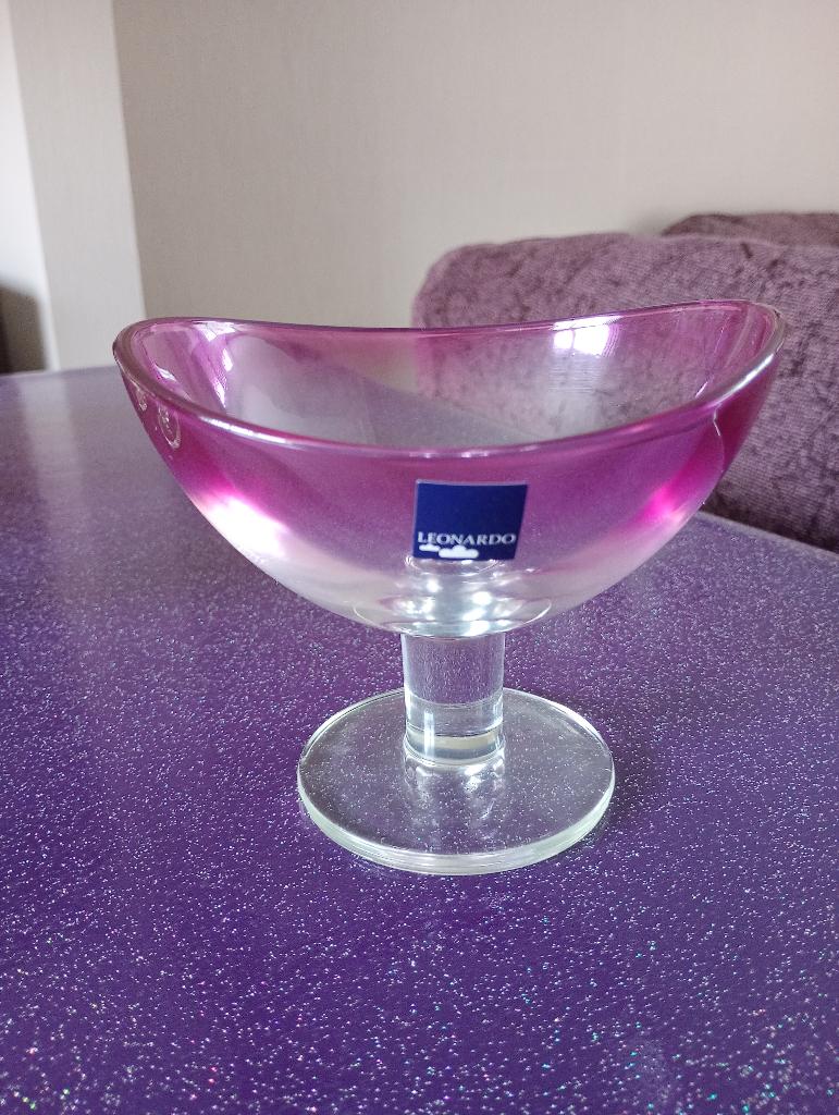 Coupe à glace Leonardo, Verre ou Verres, Comme neuf, Verre, Enlèvement