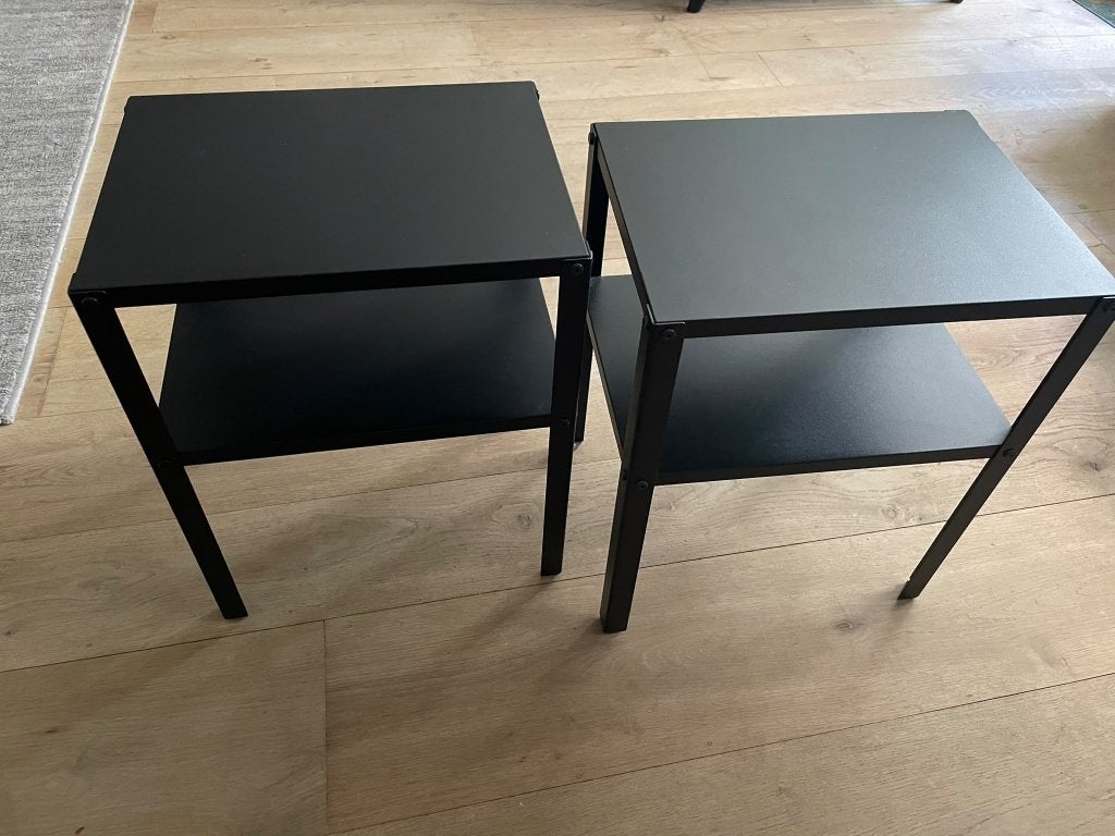 IKEA Bijzettafel/nachttafel, Moins de 55 cm, Enlèvement, Métal ou Aluminium, Rectangulaire