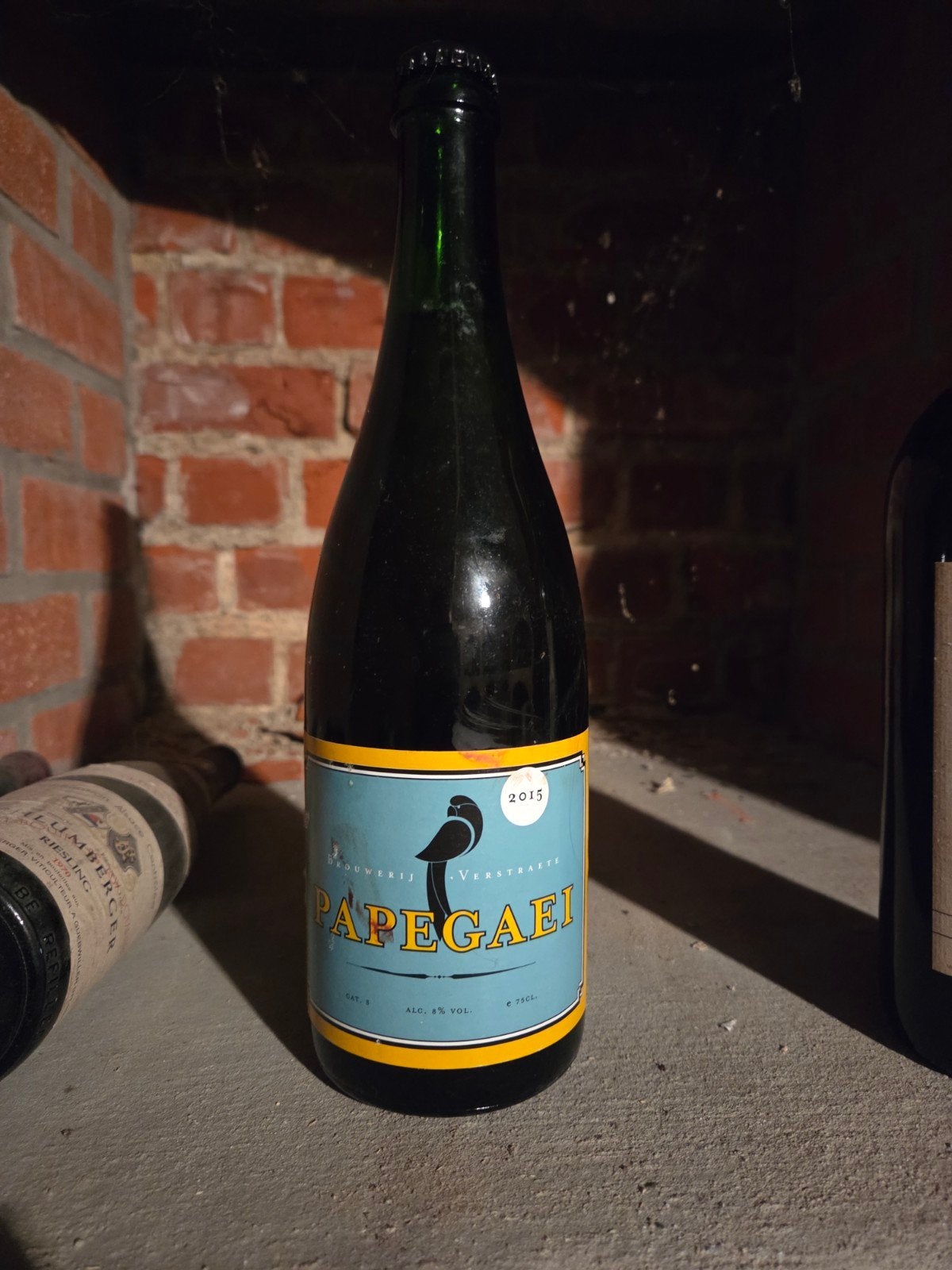 Fles Papegaey bier 2015 -75cl - 8%, Collections, Vins, Enlèvement ou Envoi