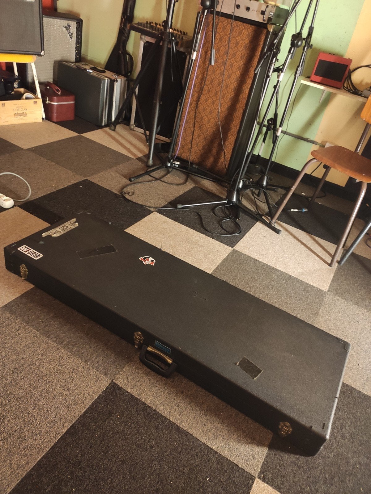 Vintage hardcase voor basgitaar, Muziek en Instrumenten, Ophalen, Gebruikt, Elektrische basgitaar