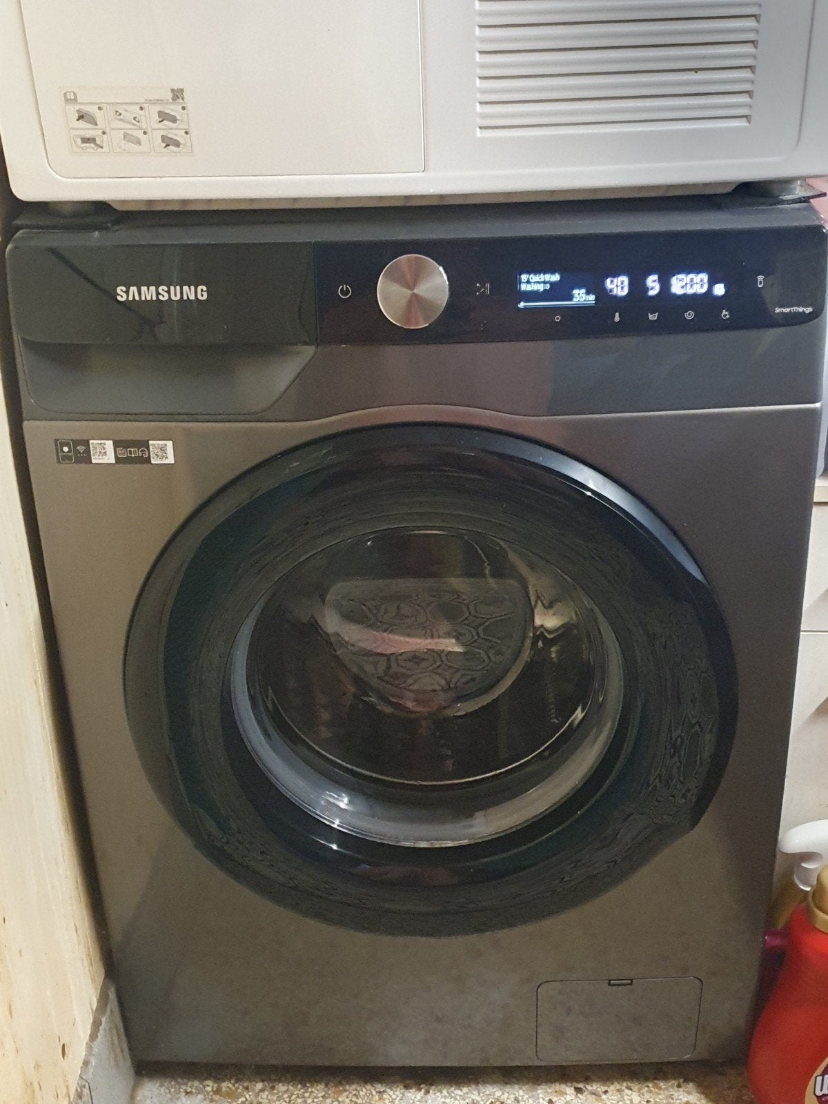 samsung wasmachiene A classe, Electroménager, Lave-linge, 1200 à 1600 tours, Classe énergétique A ou plus économe, Comme neuf