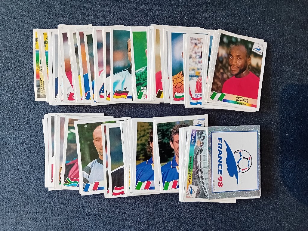 panini stickers WK Frankrijk 98 (recups), Ophalen of Verzenden, Gebruikt, Sport