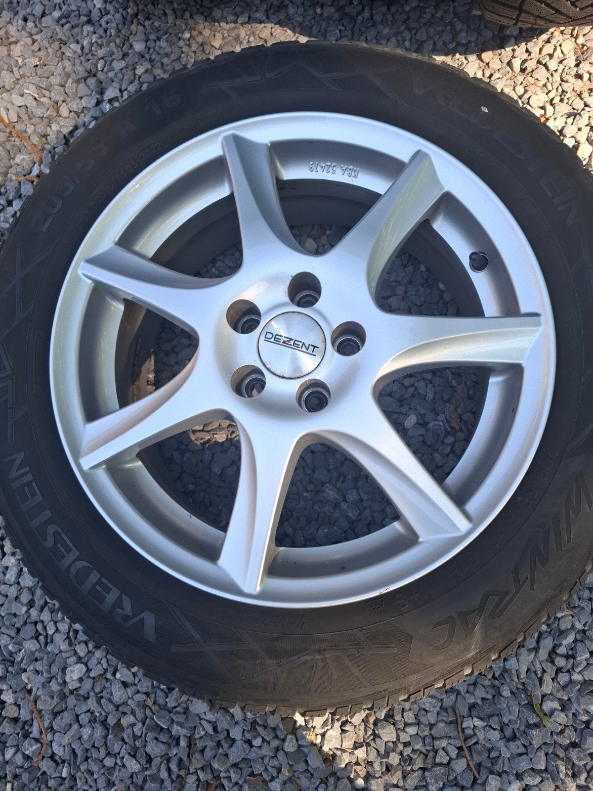 winterbanden met alu-velgen., Auto-onderdelen, Banden en Velgen, Ophalen, Winterbanden, Velg(en)