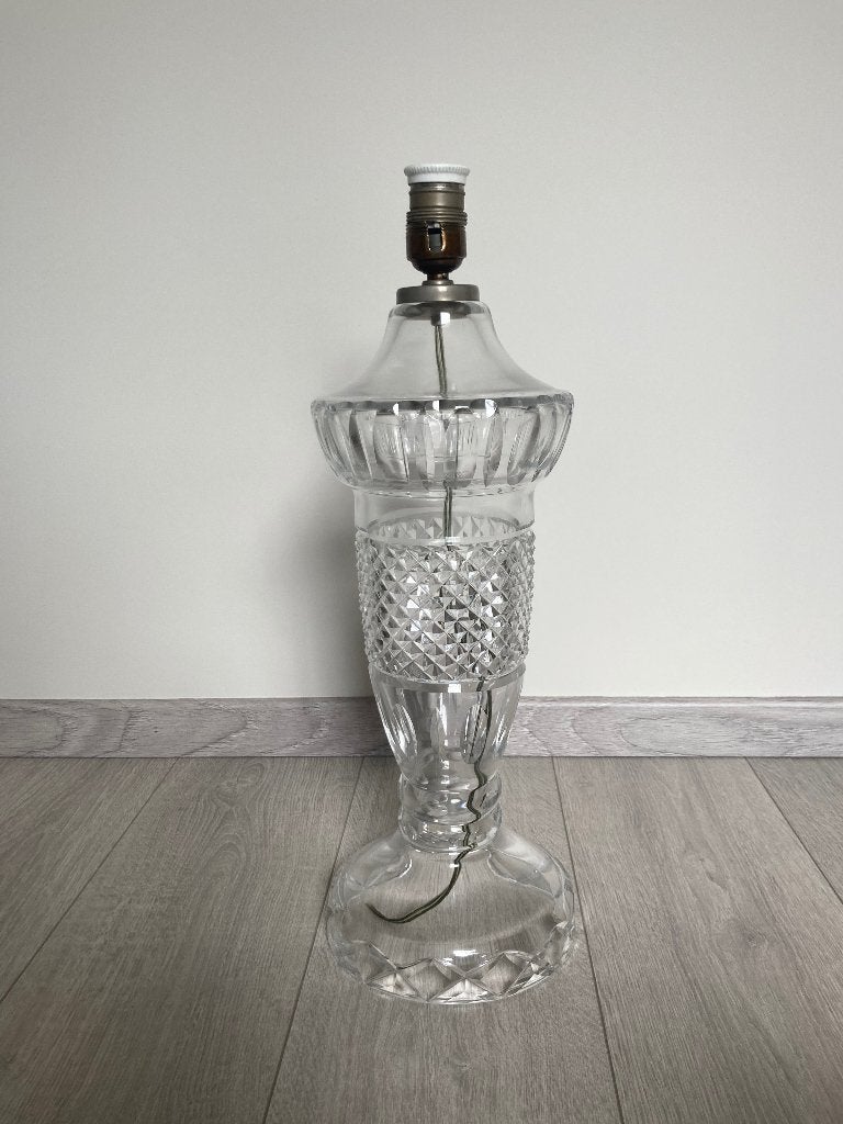Antieke kristallen lampenvoet, Antiek en Kunst, Ophalen