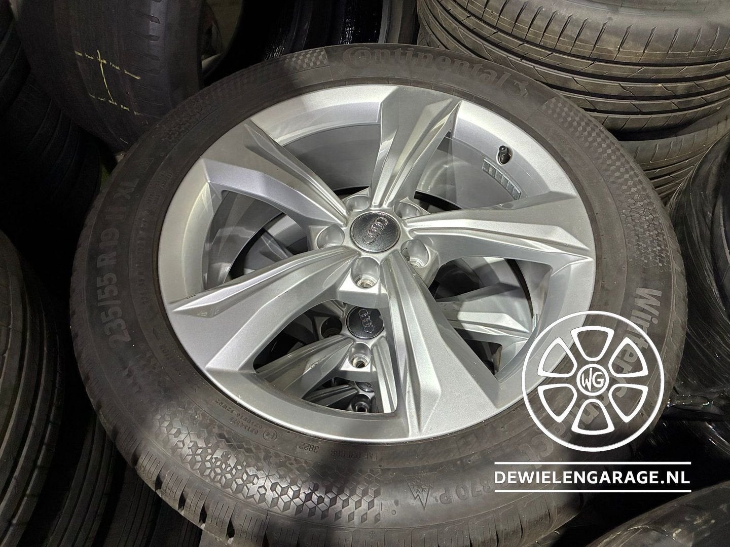 NIEUW 19 inch Audi Q5 Velgen + Winterbanden Continental 5x11, Auto-onderdelen, Banden en Velgen, 19 inch, -, -, Banden en Velgen