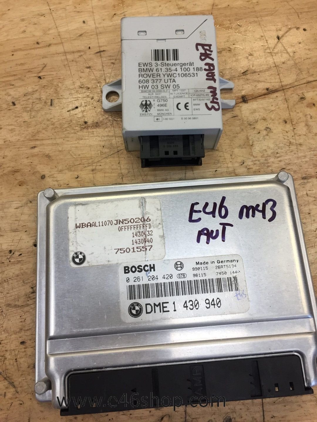 ECU DME BMW E46 318 AUTMOMAAT i m43 motor oe 1430940, Autos : Pièces & Accessoires, -, Utilisé, -, Enlèvement ou Envoi
