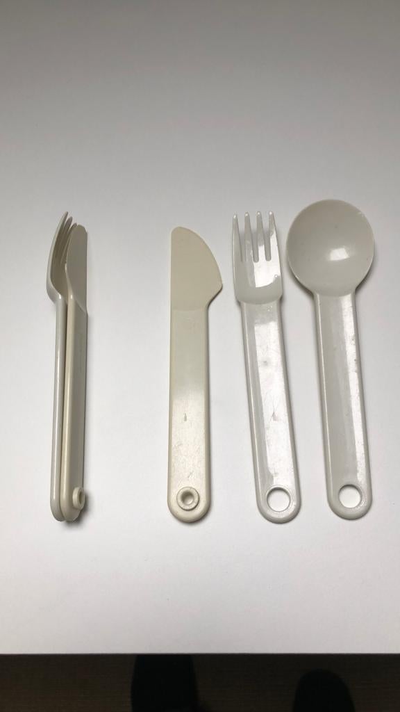 Tuperware bestek, Ophalen, Gebruikt, Kunststof, Bestekset