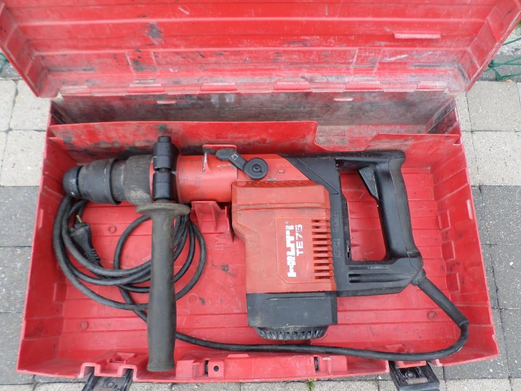 HILTI TE 75 FOREUSE BURINEUR SDS MAX A PERCUSSION, Ophalen, Boor- en/of Breekhamer, Variabele snelheid, Gebruikt