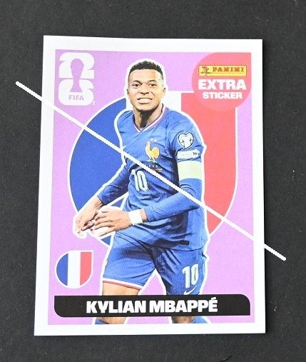 Panini World Cup 2026 / EXTRA STICKER / Kylian Mbappe, Verzamelen, Verzenden, Nieuw, Poster, Plaatje of Sticker