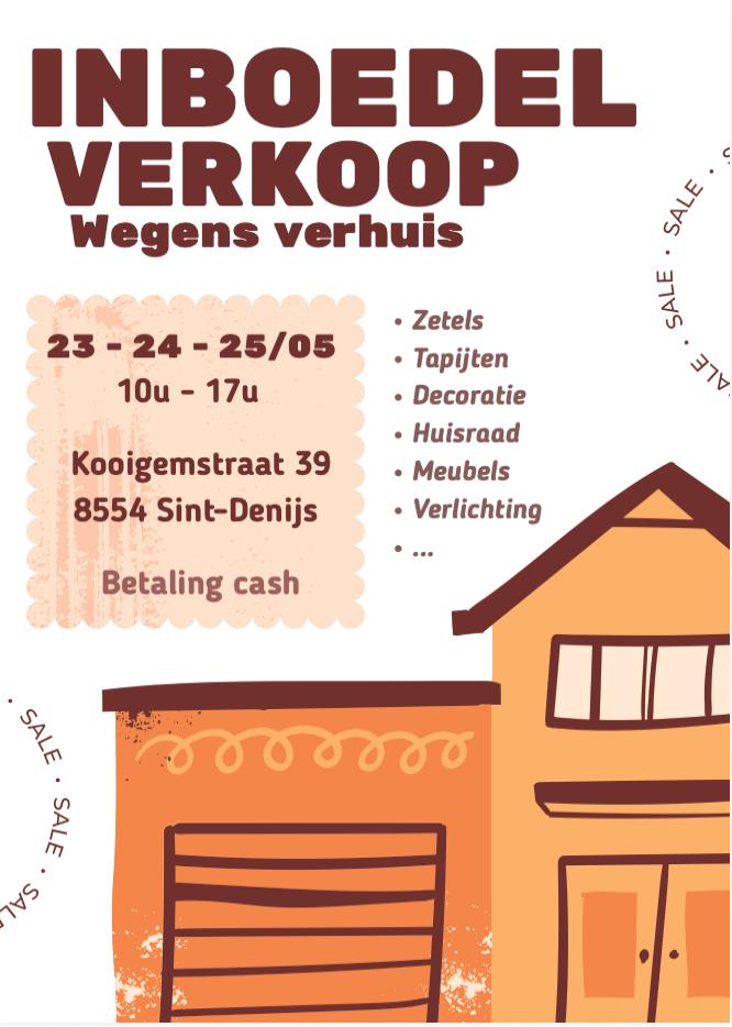 VERHUISVERKOOP, Diversen, Ophalen
