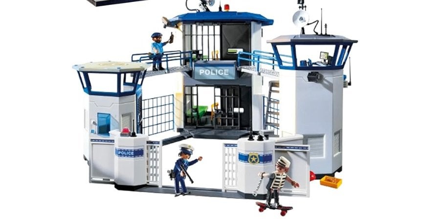 Playmobil City Action Politiebureau met Gevangenis, Kinderen en Baby's, Speelgoed | Playmobil, Gebouw, Complete set, Ophalen of Verzenden