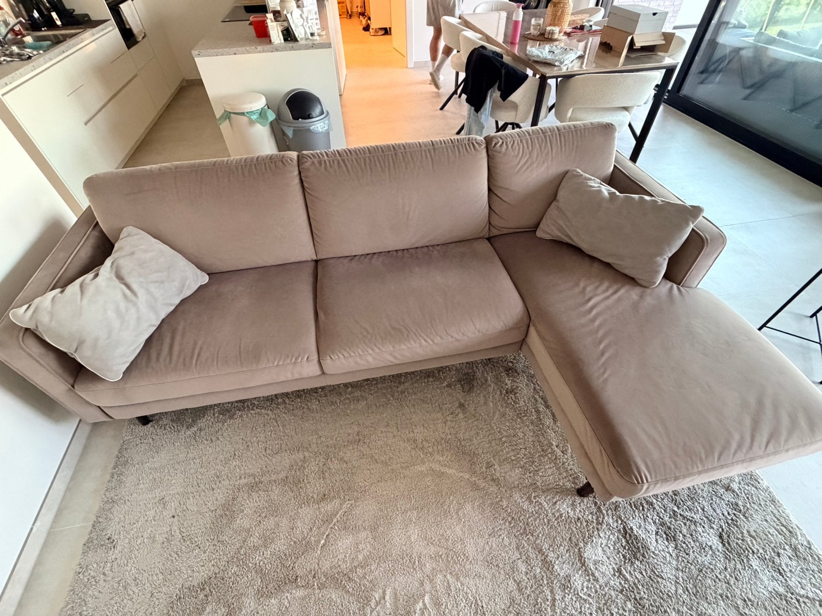 Natuzzi Destrezza zetel, Ophalen, Gebruikt, Stof