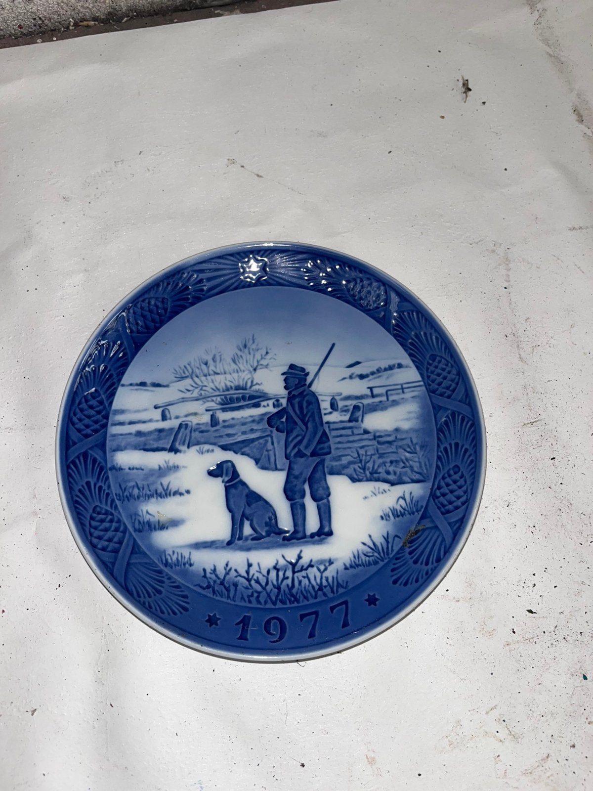 Assiette de Noël 1977 – Royal Copenhagen, Antiquités & Art, Enlèvement