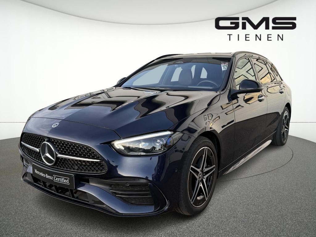 Mercedes-Benz C-Klasse Break C 300 e AMG Line, Auto's, Automaat, Zwart, 4 cilinders, Bedrijf