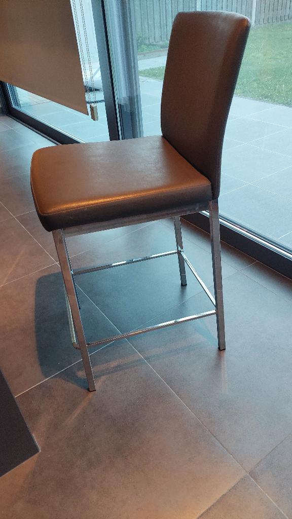 Keukenstoel Barkruk 4 stuks, Ophalen, Gebruikt, Met voetsteun, 60 tot 90 cm