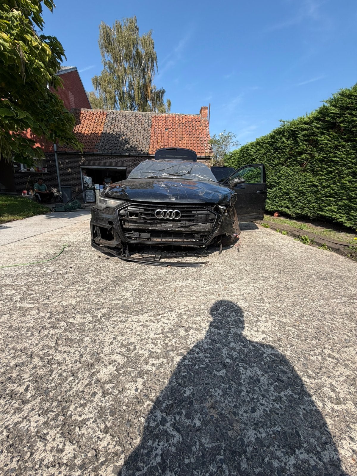 Audi a6 accident, Cuir, Euro 6, Noir, 5 portes