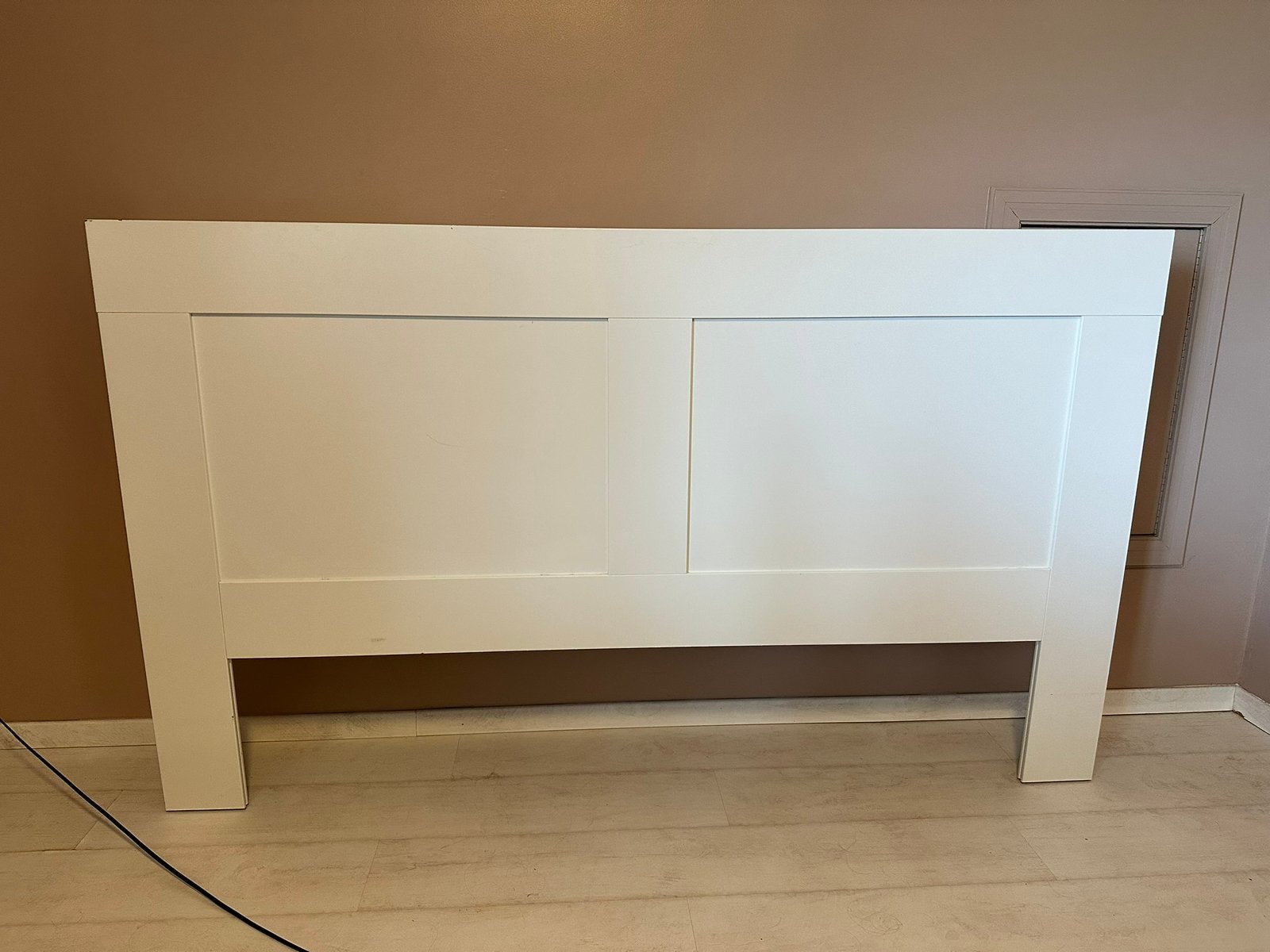 Hoofdbord bed Brimnes IKEA, Huis en Inrichting, Ophalen, Gebruikt, Wit, 180 cm