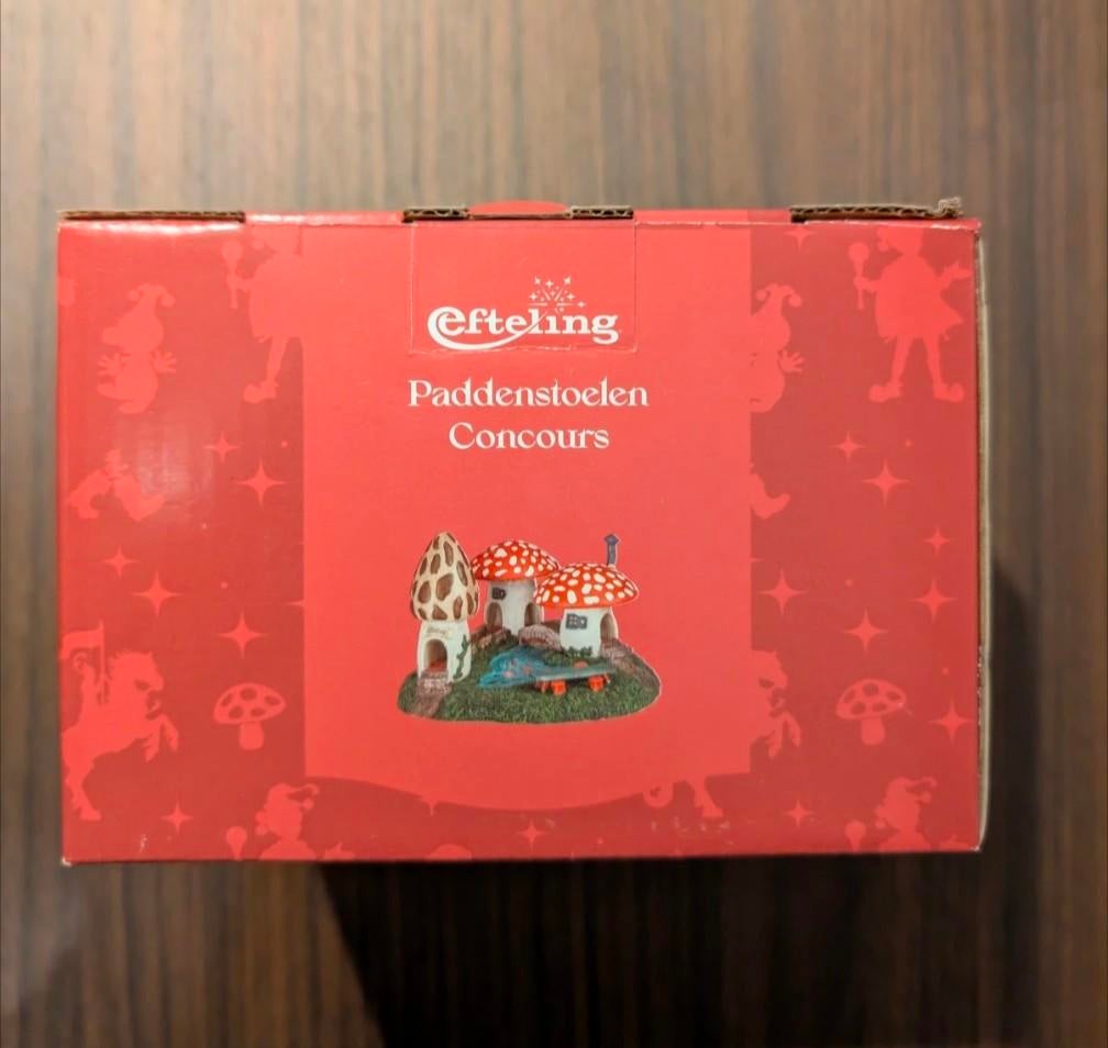 Efteling LuVille Paddenstoelen Concours miniatuur beeldje, Ophalen of Verzenden, Nieuw, Beeldje of Poppetje