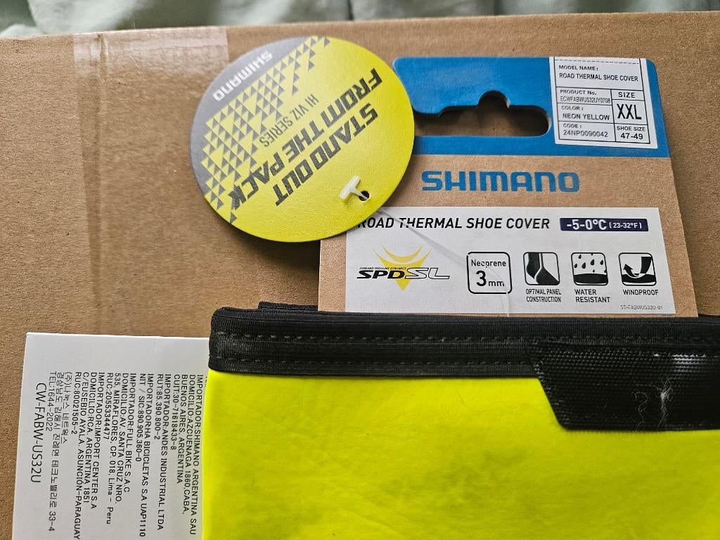 Couvre chaussure Shimano, Vélos & Vélomoteurs, Neuf, XXL, Enlèvement, Shimano