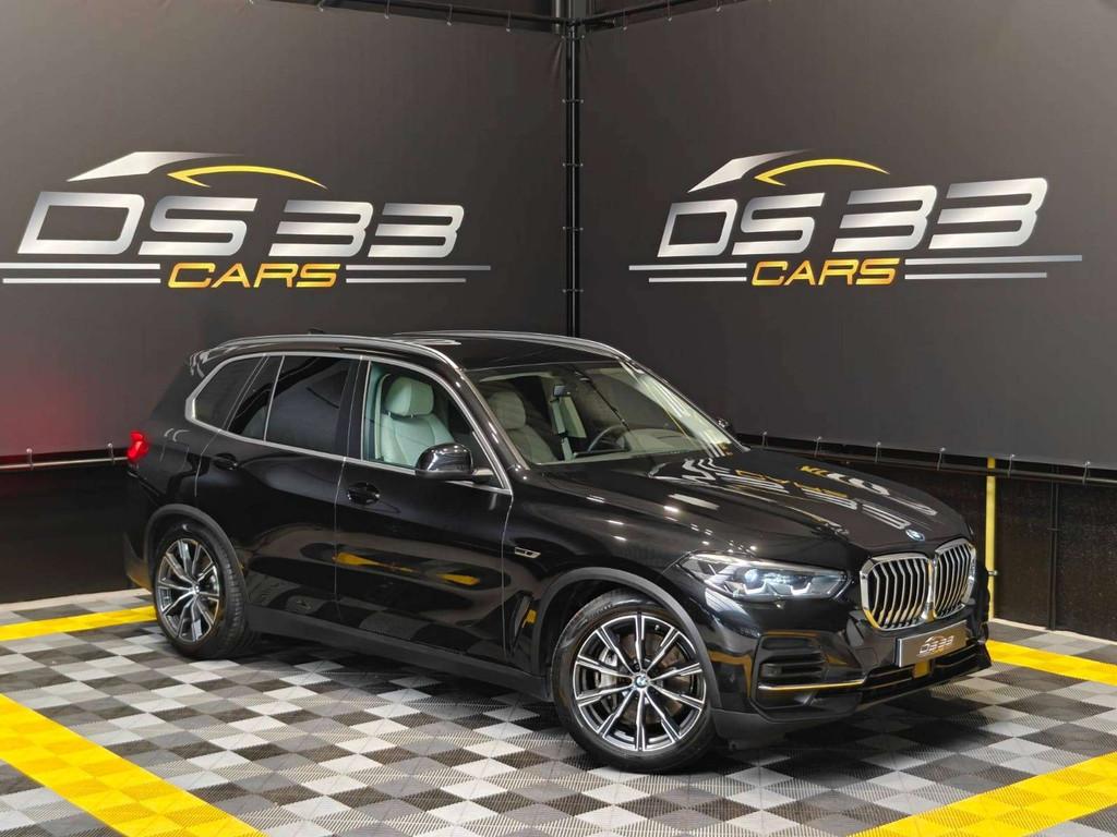 BMW X5 45e PHEV X-drive/ M 20"/Sportzetels/LED/Memory/Amb, Gebruikt, X5, Zwart, Leder